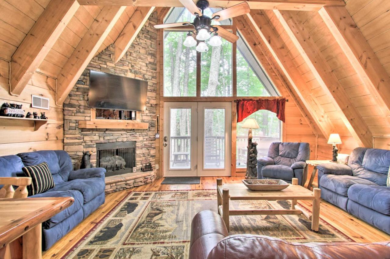 A-Frame Cabin With Hot Tub Less Than 1 Mi To Ober Gatlinburg 빌라 외부 사진